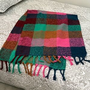 GAP Multicolor Plaid Scarf